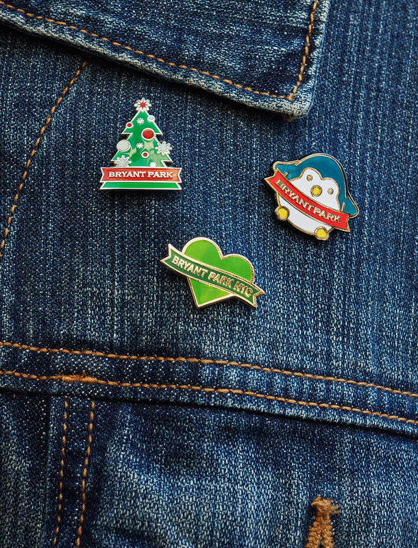 BP Green Heart Pin