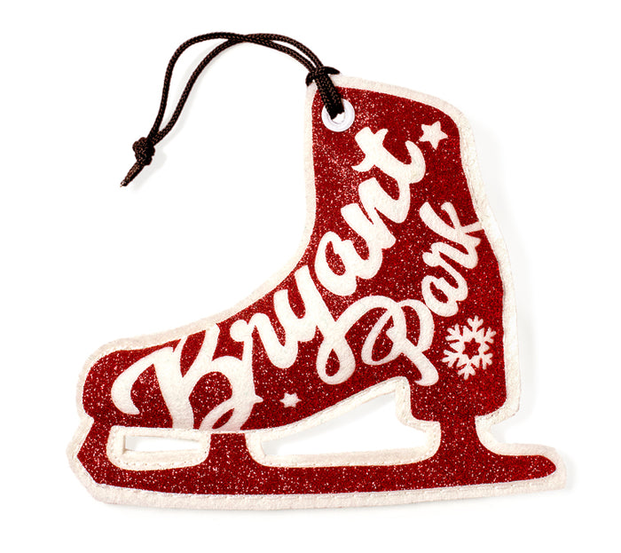Glitter Skate Ornament