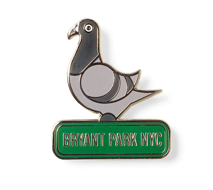Bryant Park Pigeon Enamel Pin