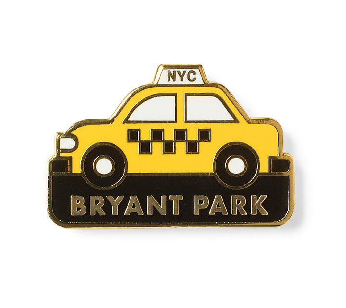 Bryant Park Taxi Enamel Pin