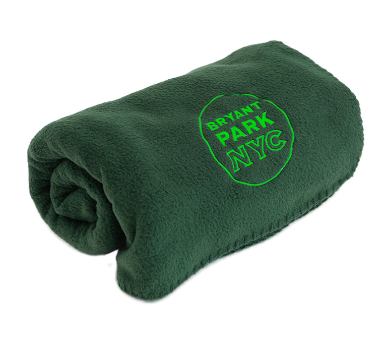 Deluxe Fleece Throw Blanket - Green/Lime