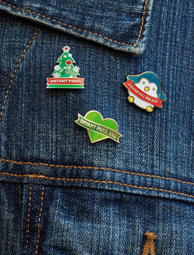 BP Green Heart Pin