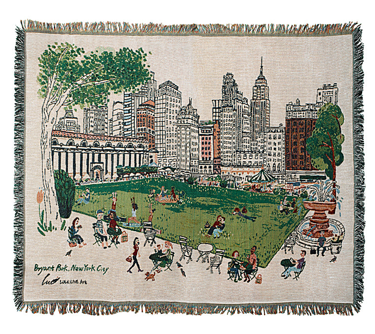 Bryant Park Woven Blanket