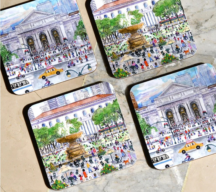 Summer in Bryant Park Coasters