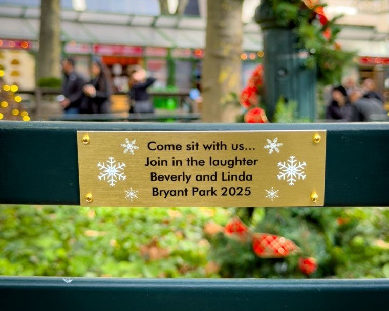 Limited Edition Holiday Chair Plaque