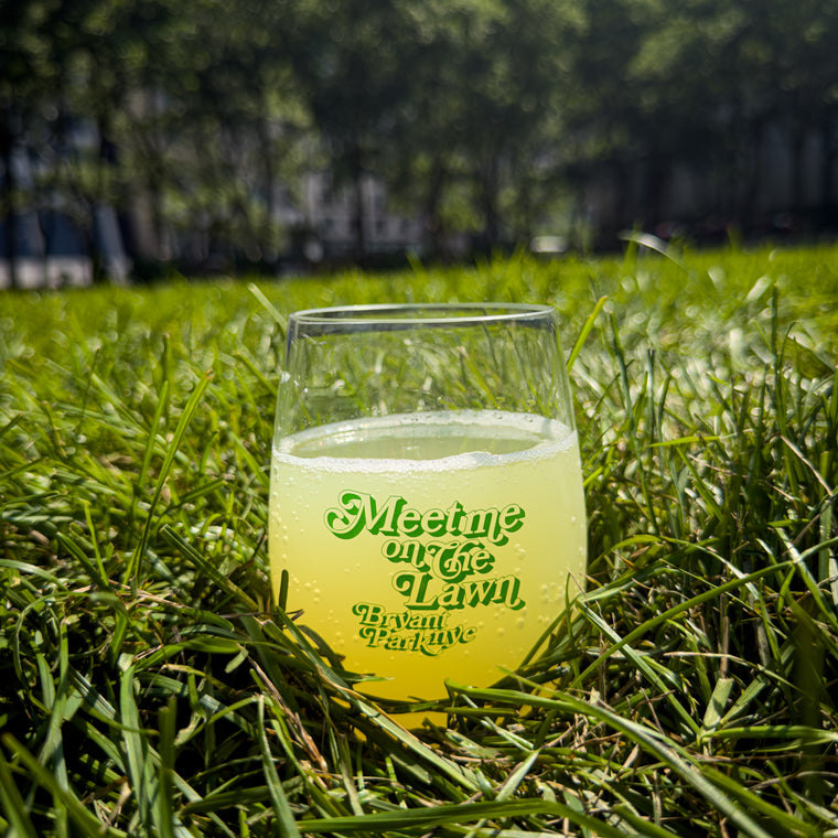 Meet me on The Lawn Glass