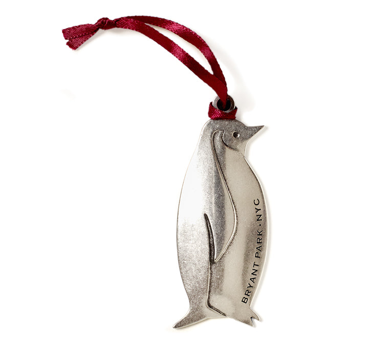 Pewter Penguin Ornament