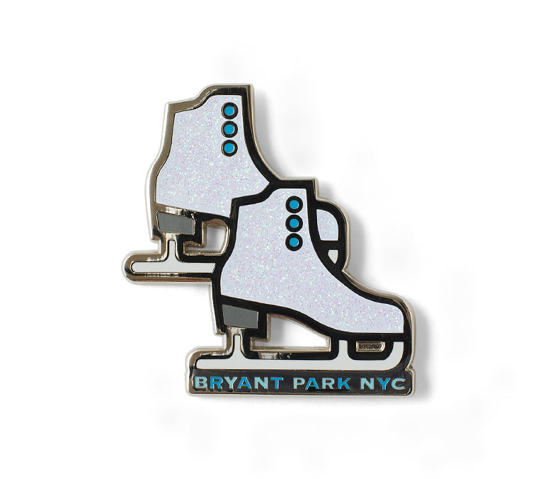 Glitter Skate Enamel Pin