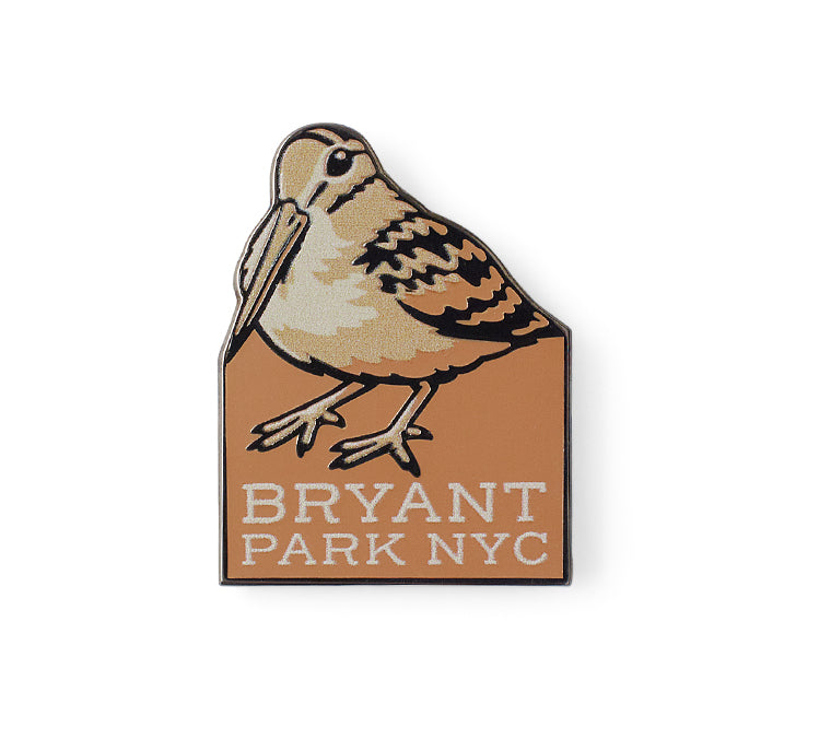 Bryant Park Woodcock Enamel Pin