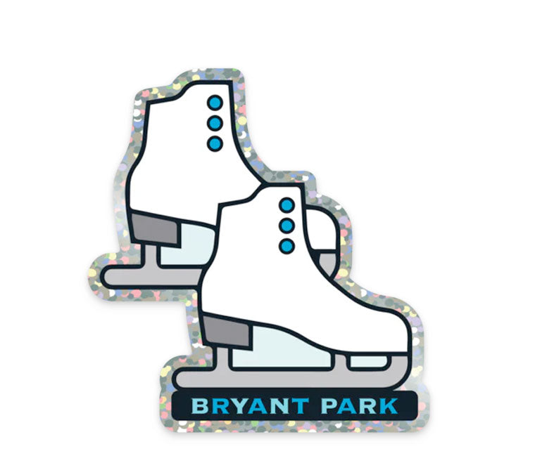 Glitter Skate Sticker