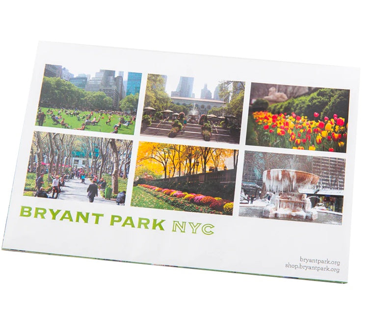 Seasons of Bryant Park Postcards