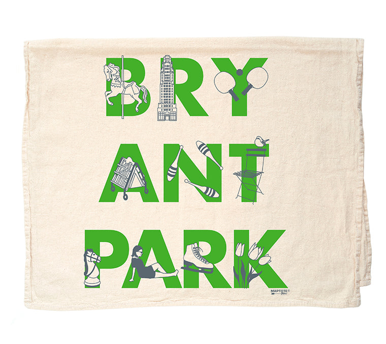 Iconic Bryant Park Tea Towel