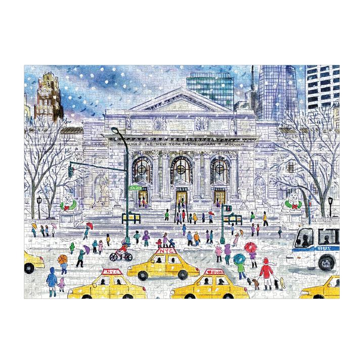 Snowy New York Public Library Puzzle